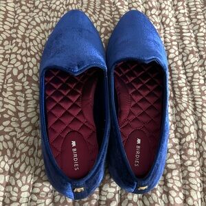 Birdies - The Heron - Royal Blue Velvet - size 8